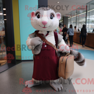 Ferret mascot costume...
