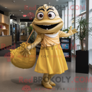 Gold Barracuda maskot...