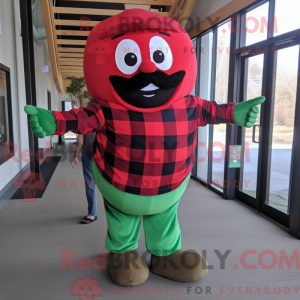 Red Green Bean mascot...