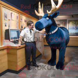 Costume de mascotte d élan...