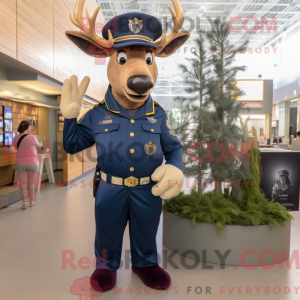 Disfraz de mascota Navy Elk...