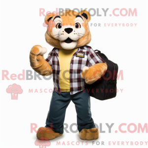 Gold Mountain Lion maskot...