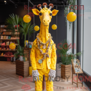 Costume mascotte de girafe...