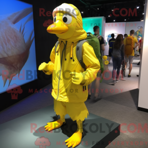 Yellow Pigeon mascot...
