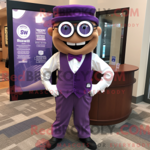 Purple Attorney mascot...