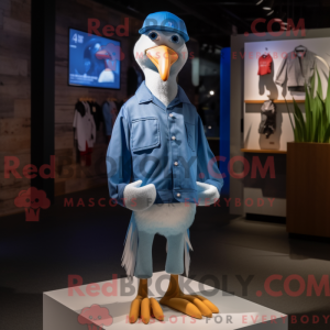 Blauwe Albatros mascotte...
