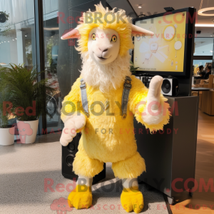 Citroengeel Angora Geit...