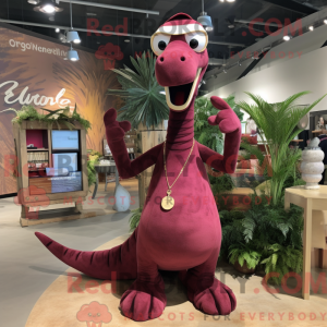 Maroon Brachiosaurus...