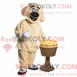 Cream Shepard S Pie maskot...