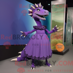 Lilla Spinosaurus maskot...