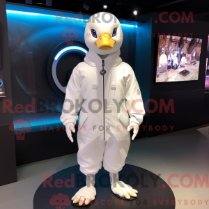 White Goose mascottekostuum...