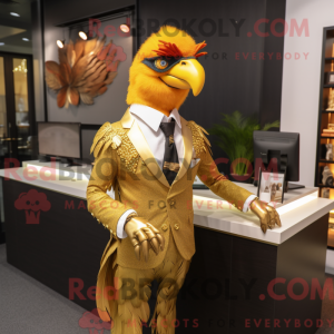 Gold Pheasant mascot...