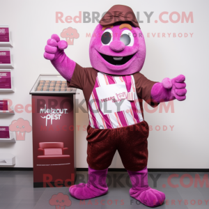 Postava maskota Magenta...