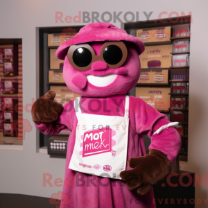 Postava maskota Magenta...