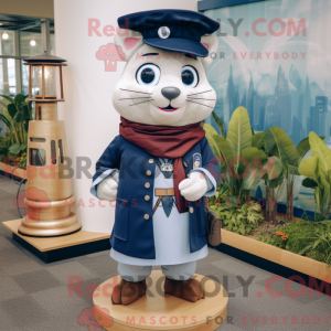Navy Hourglass Maskottchen...