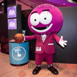 Magenta Basketball Ball...