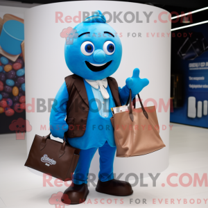 Blue Chocolates mascot...