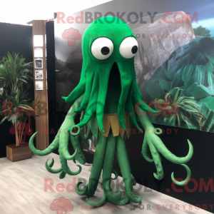 Forest Green Kraken maskot...