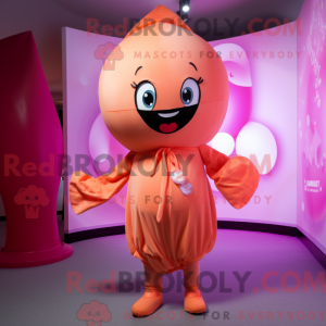 Disfraz de mascota naranja...