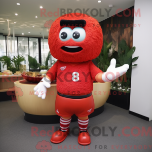 Red Fried Rice mascot...