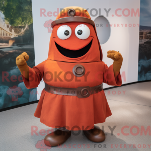 Rust Men maskot kostume...