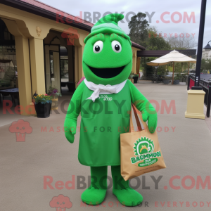 Green Jambalaya mascot...