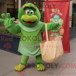 Green Jambalaya mascot...