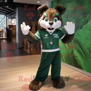 Forest Green Lynx maskot...