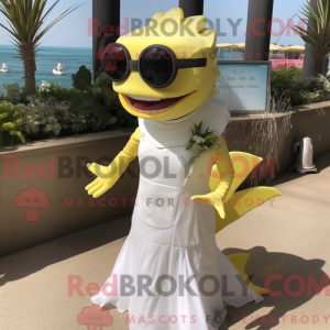 Citrongul Barracuda maskot...