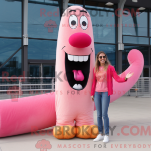 Maskottchenkostüm Pink Hot...