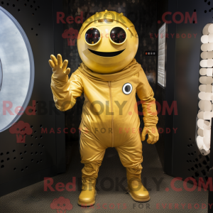 Máscara Gold Cyclops figura...