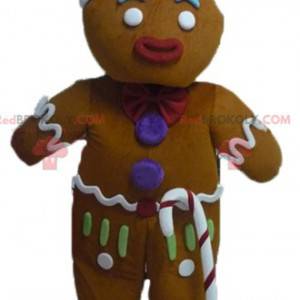 Mascotte de Ti biscuit célèbre pain d'épices dans Shrek -