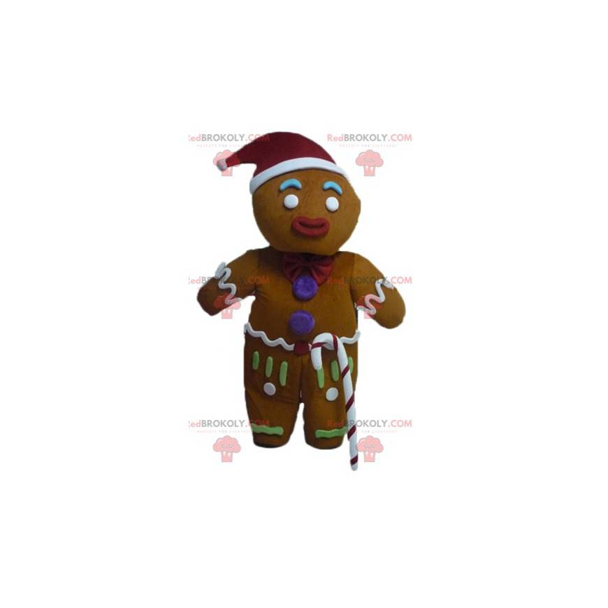 Mascot Ti famous gingerbread cookie in Shrek - Redbrokoly.com