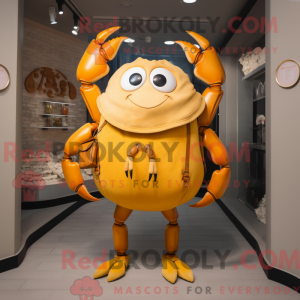 Maskotdraktfigure Gold Crab...