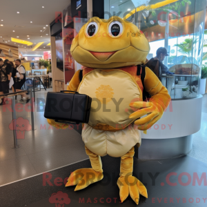 Gold Crab Cakes maskot...