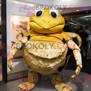 Gold Crab Cakes maskot...