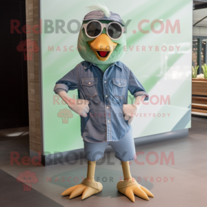 Green Goose maskot kostume...