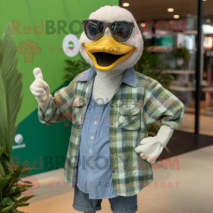 Green Goose mascotte...