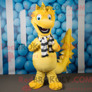 Yellow Seahorse mascot...