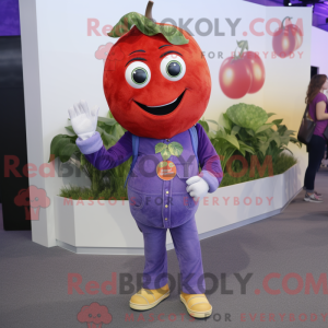 Lilla tomat maskot kostume...