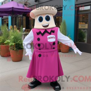 Magenta Clam Chowder mascot...