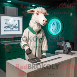 White Boer Goat mascot...