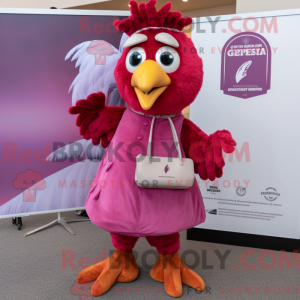Disfraz de mascota Magenta...