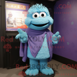 Blue Raspberry mascot...