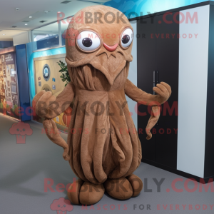 Costume mascotte de Kraken...