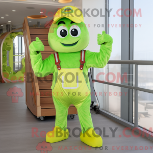 Lime Green Candy maskot...