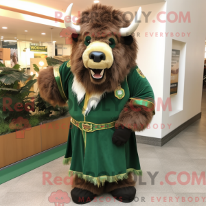 Forest Green Bison maskot...