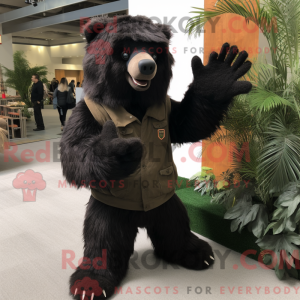 Disfraz de mascota del oso...