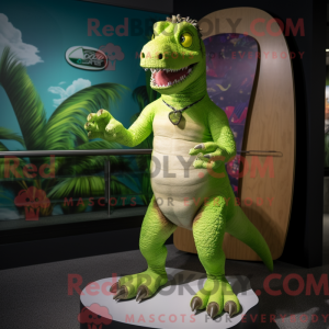 Limegrøn Iguanodon...