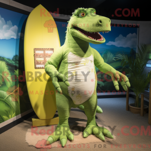 Limegrøn Iguanodon...